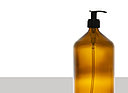 Light packaging bottle: 1,0 liter, colour: brown