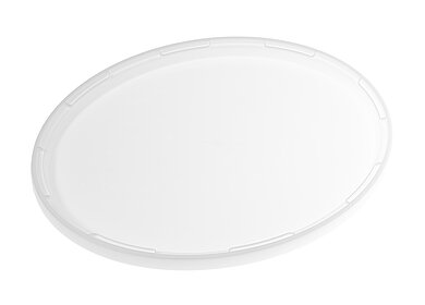 Schnappdeckel oval aus PP ø  Mündung