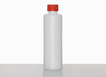 Round bottle R 250/25: 250 milliliter, colour: natural