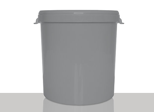 Plastic hobbock ECO: 30,0 liter, colour: grey