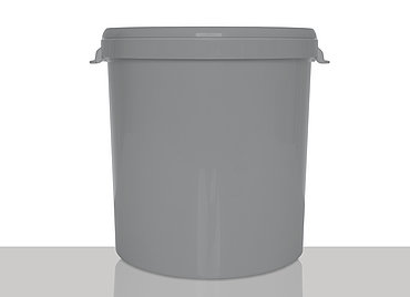 Plastic hobbock ECO: 30,0 liter, colour: grey