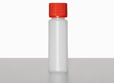 Round bottle T 20/18: 20 milliliter, colour: natural
