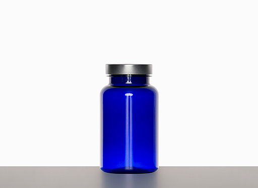 PET Packer: 200 Milliliter, Farbe: kobaltblau