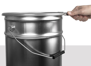 Weißblecheimer: 20,0 Liter, Farbe: blank Weißblecheimer: 20,0 Liter, Farbe: blank