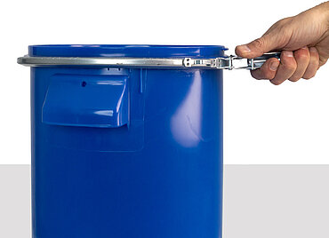 Kunststoff Hobbock UN: 21,5 Liter, Farbe: blau