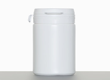 Kunststoff Stülpdeckeldose OV Spezial: 75 Milliliter, Farbe: weiß