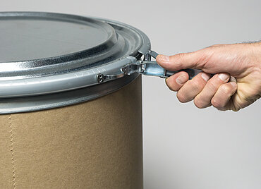 Fiber drum NTR: 90,0 liter, colour: natural Fiber drum NTR: 90,0 liter, colour: natural
