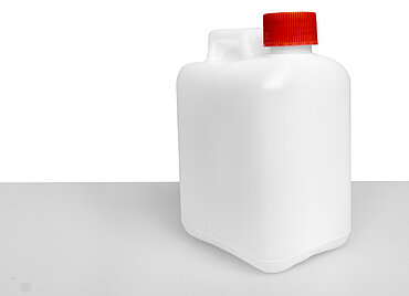 Plastic canister: 500 milliliter, colour: natural
