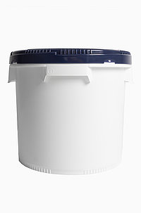 Kunststoff Schraubdeckeleimer Click Pack: 15,0 Liter, Farbe: weiß