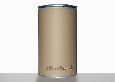 Fiber drum NTR: 120,0 liter, colour: natural