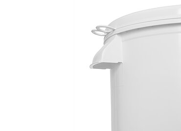 Kunststoff Hobbock UN: 30,0 Liter, Farbe: weiß