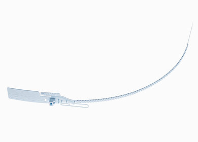 Safety quick fastener of PP