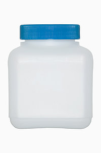 Kunststoff Vierkantflasche: 500 milliliter, colour: natur