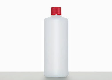 Kunststoff Rundflasche R 200/18: 200 Milliliter, Farbe: natur
