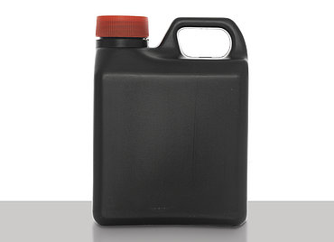Kunststoffkanister: 1,0 Liter, Farbe: schwarz