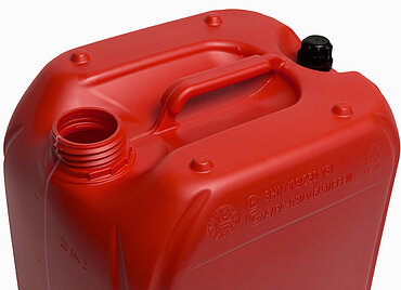 Kunststoffkanister: 20,0 Liter, Farbe: rot Kunststoffkanister: 20,0 Liter, Farbe: rot