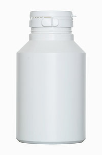 Standard can with tamper proof seal: 300 milliliter, colour: white