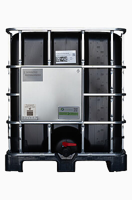 IBC Container 10000 L schwarz | HDPE | UN 31HA1/Y