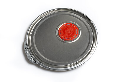 Plug-lid closure of Tinplate ø 230,0 mm mouth