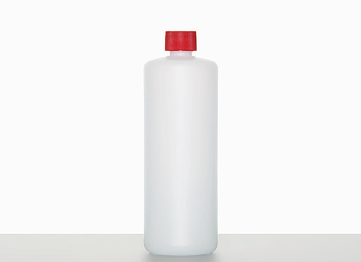 Kunststoff Rundflasche R 750/25: 750 Milliliter, Farbe: natur
