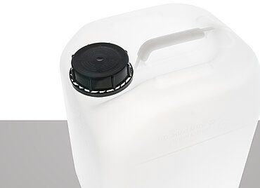 Plastic canister: 25,0 liter, colour: natural