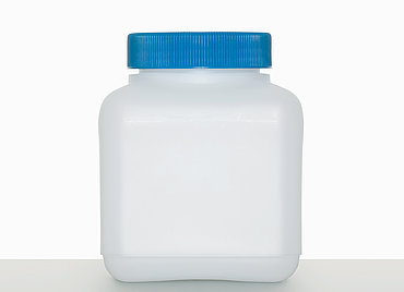 Square bottle U 500/60: 500 milliliter, colour: natural