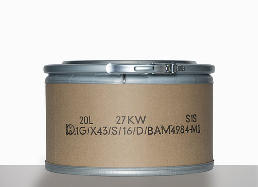 Fibertrommel: 20,0 Liter, Farbe: natur