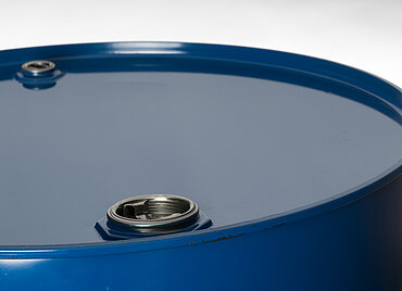 Stahlblech Spundfass i.l.: 216,0 Liter, Farbe: blau RAL 5010