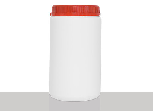 Kunststoff Schraubdeckeldose UN: 1,3 Liter, Farbe: weiß