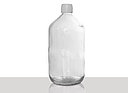 Light packaging bottle: 1,0 liter, colour: brown