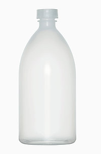 Laborflasche: 1,0 Liter, Farbe: natur