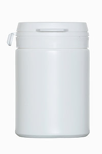 Special can with tamper proof seal: 75 milliliter, colour: white