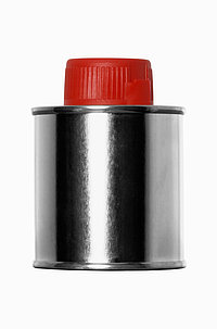 Flat-top bottle: 100 milliliter, colour: blank