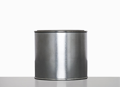 Ring lid can: 500 milliliter, colour: blank