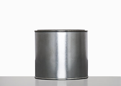 Weißblechdose: 500 Milliliter, Farbe: blank