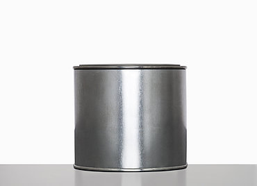 Ring lid can: 500 milliliter, colour: blank