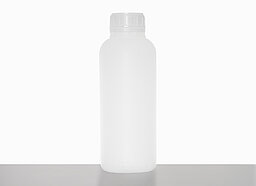 Round bottle fluorinated