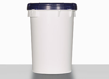 Screw lid bucket Click Pack: 25,0 liter, colour: white