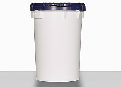 Screw lid bucket Click Pack: 25,0 liter, colour: white