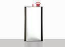 Tinplate canister: 5,0 liter, colour: blank