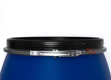 Kunststoff Deckelfass: 220,0 Liter, Farbe: blau Kunststoff Deckelfass: 220,0 Liter, Farbe: blau