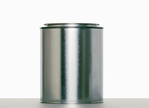 Ring lid can: 750 milliliter, colour: blank