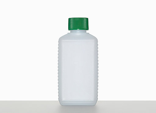 Square bottle V 200/25: 200 milliliter, colour: natural