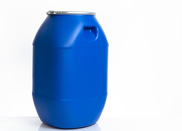 Kunststoff Deckelfass: 60,0 Liter, Farbe: blau Kunststoff Deckelfass: 60,0 Liter, Farbe: blau