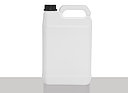 Kunststoffkanister fluoriert: 5,0 Liter, Farbe: weiß