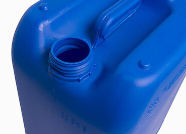 Kunststoffkanister: 22,0 Liter, Farbe: blau