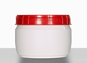 Kunststoff Superweithalsfass: 17,0 Liter, Farbe: weiß
