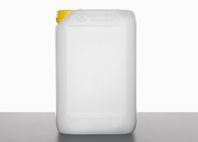 Plastic canister: 6,0 liter, colour: natural