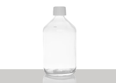 Leichte Verpackungsflasche: 500 Milliliter, Farbe: klar