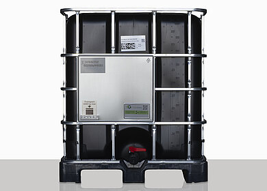 IBC Container: 1.000,0 Liter, Farbe: schwarz